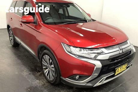 Red 2021 Mitsubishi Outlander Wagon LS 7 Seat (awd)