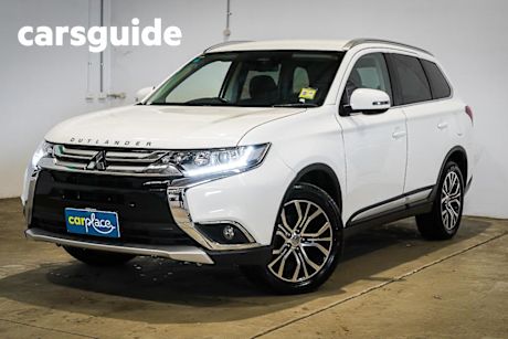 White 2017 Mitsubishi Outlander Wagon LS Safety Pack (4X4) 5 Seats
