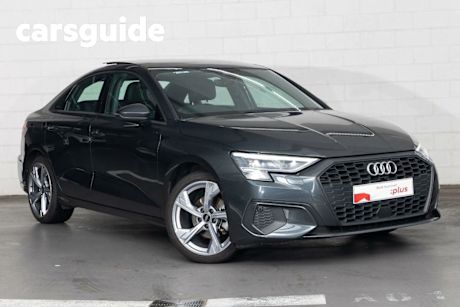 Grey 2022 Audi A3 Sedan 35 Tfsi Mhev