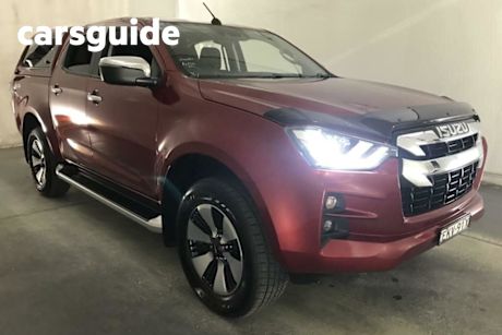 Red 2020 Isuzu D-MAX Crew Cab Utility LS-U (4X4)