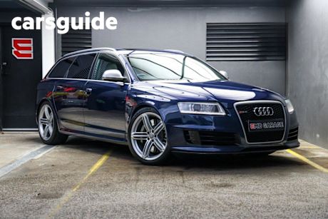 Blue 2009 Audi RS 6 Wagon AVANT 4F