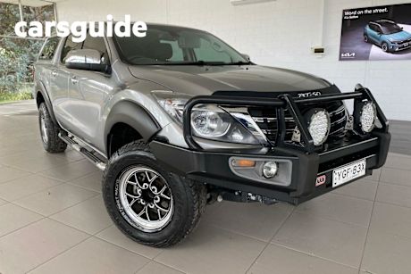 Silver 2018 Mazda BT-50 Dual Cab Utility XTR (4X4) (5YR)