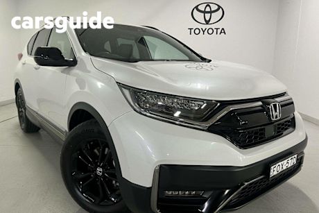 White 2022 Honda CR-V Wagon Black Edition (2WD) 5 Seats