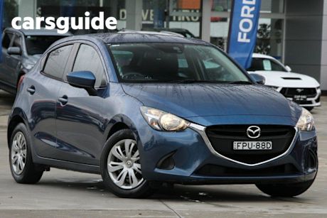 Blue 2017 Mazda 2 Hatchback NEO