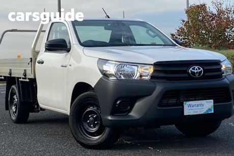 White 2021 Toyota Hilux Cab Chassis Workmate