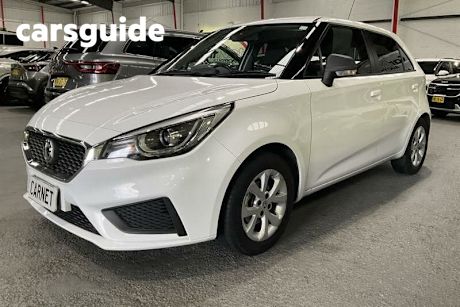 White 2020 MG MG3 Auto Hatch Core
