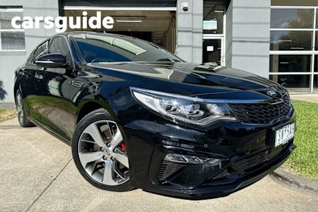 Black 2019 Kia Optima Sedan GT NAV (black Leather)