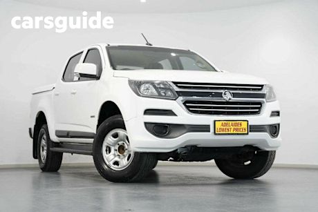 White 2019 Holden Colorado Crew Cab Pickup LS (4X2) (5YR)