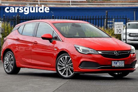 Red 2017 Holden Astra Hatchback RS-V