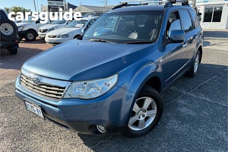 Blue 2008 Subaru Forester Wagon XS