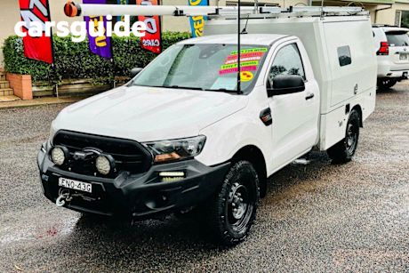 White 2021 Ford Ranger Cab Chassis XL 3.2 (4X4)