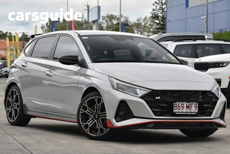 Grey 2024 Hyundai I20 Hatchback N