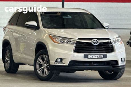 White 2015 Toyota Kluger Wagon GXL (4X2)