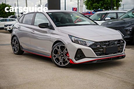 Grey 2025 Hyundai I20 Hatchback N