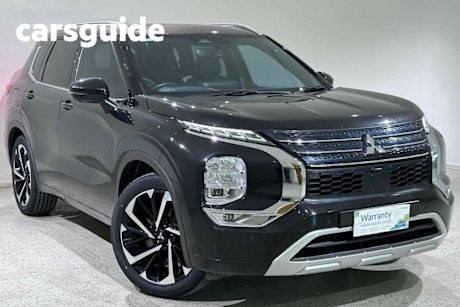 Black 2022 Mitsubishi Outlander Wagon Exceed Tourer 7 Seat (awd)