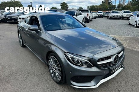 Grey 2016 Mercedes-Benz C300 Coupe
