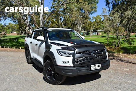 White 2024 GWM UTE Dual Cab Utility Cannon-XSR (4X4)