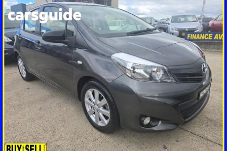 Grey 2012 Toyota Yaris Hatchback YRX
