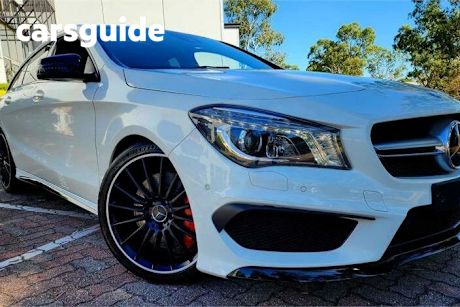 White 2016 Mercedes-Benz CLA45 Wagon AMG 4Matic Shooting Brake