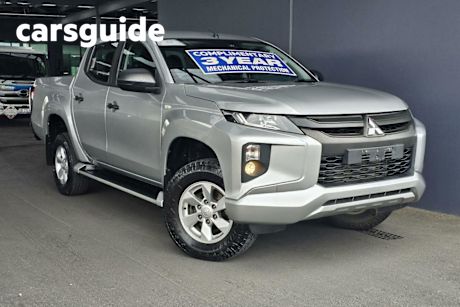 Silver 2020 Mitsubishi Triton Double Cab Pick Up GLX Plus (4X4)