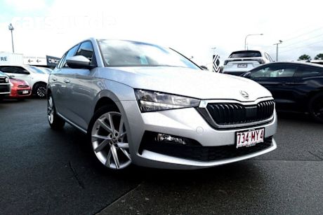 Silver 2021 Skoda Scala Hatchback 110 TSI Ambition