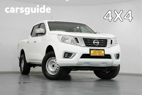 White 2016 Nissan Navara Double Cab Utility RX (4X4)