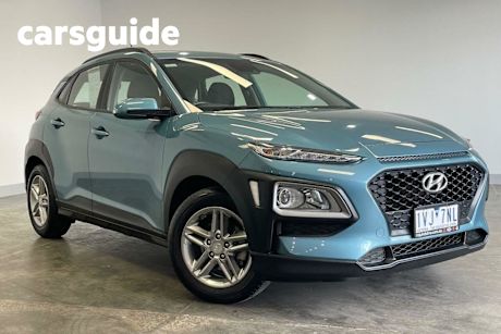 Blue 2020 Hyundai Kona Wagon Active (fwd)