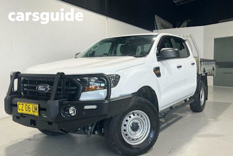 White 2021 Ford Ranger Double Cab Chassis XL 3.2 (4X4)