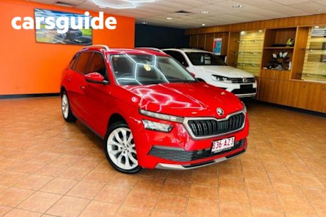 Red 2021 Skoda Kamiq Wagon