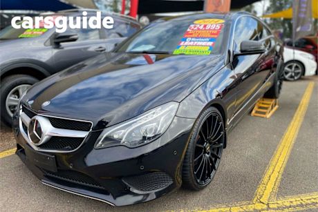 Black 2014 Mercedes-Benz E250 Coupe CDI