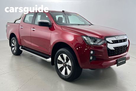 Red 2021 Isuzu D-MAX Crew Cab Utility LS-U (4X4)