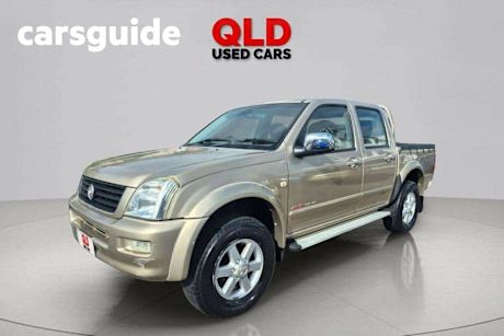 Gold 2005 Holden Rodeo Ute Tray LT Crew Cab