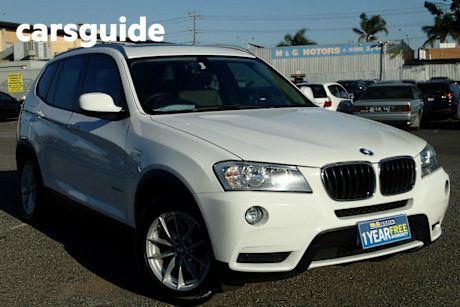 White 2011 BMW X3 Wagon Xdrive 20D Lifestyle