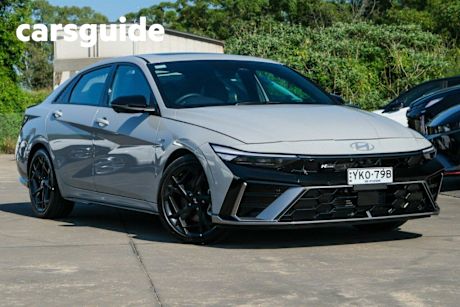 Grey 2024 Hyundai I30 Sedan N Line Premium