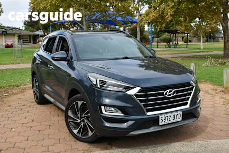 Grey 2018 Hyundai Tucson Wagon Highlander (awd) Beige