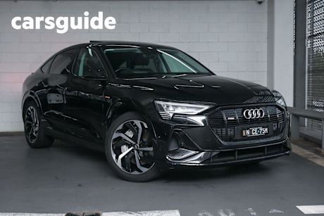 Black 2020 Audi E-Tron Sportback 55 Quattro