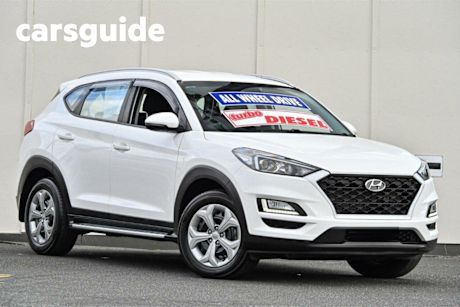 White 2018 Hyundai Tucson Wagon GO Crdi (awd)