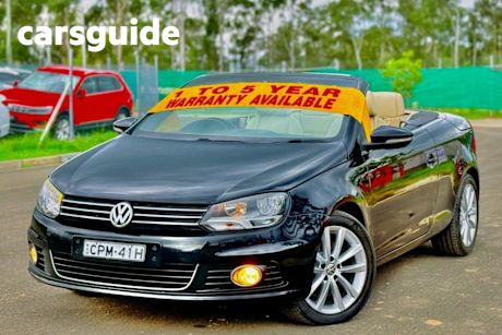 Black 2011 Volkswagen EOS Convertible 103 TDI