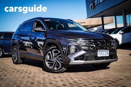 Grey 2025 Hyundai Tucson Wagon Premium Hybrid (awd)