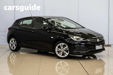 Black 2017 Holden Astra Hatchback RS