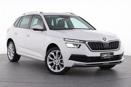 White 2021 Skoda Kamiq Wagon 85TSI