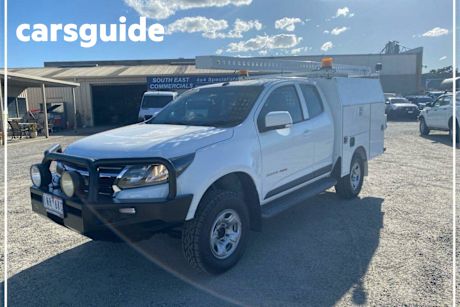 White 2018 Holden Colorado Space Cab Chassis LS (4X4)