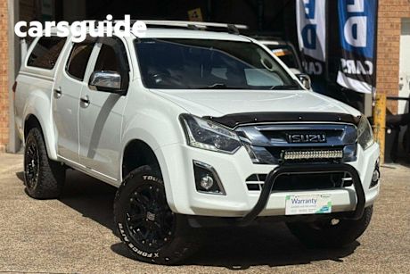 White 2017 Isuzu D-MAX Ute Tray LS-U (4X4) MY17