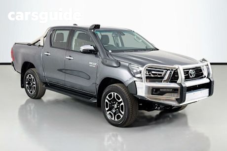 Grey 2022 Toyota Hilux Double Cab Pick Up SR5 + Premium Interior (4X4)