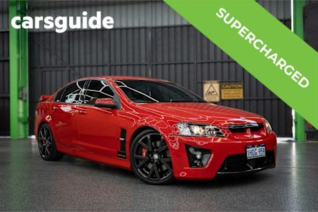Red 2008 HSV GTS Sedan