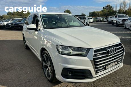 White 2016 Audi Q7 Wagon 3.0 TDI Quattro