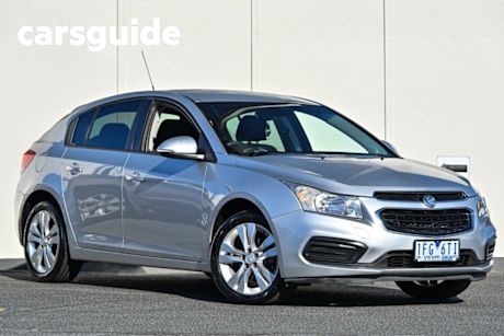 Silver 2015 Holden Cruze Hatchback Equipe