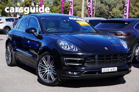 Black 2016 Porsche Macan Wagon Turbo