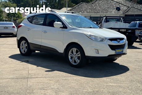 White 2011 Hyundai IX35 Wagon Elite (awd)