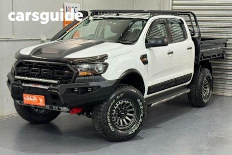 White 2017 Ford Ranger Crew Cab Chassis XL 3.2 (4X4)